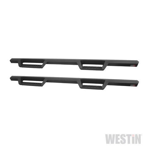 Westin/HDX 16-18 Nissan Titan XD Crew / 17-18 Titan Crew Cab Drop Nerf Step Bars - Textured Black - 56-14025