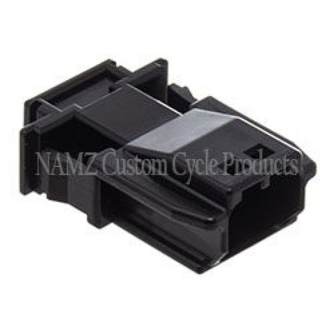 NAMZ JAE MX-1900 2-Position Male Black Pin Housing (HD 72905-11) - NJ-2P51