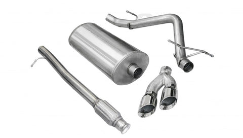 Corsa 10-13 Chevrolet Silverado Crew Cab/Short Bed 1500 4.8L V8 Polished Sport Cat-Back Exhaust - 14925