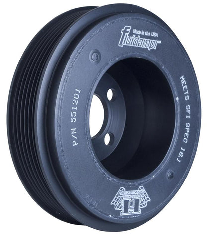 Fluidampr VW 2000-2005 1.8L Turbo Motor (4 bolt hole mounting) Steel Internally Balanced Damper - 551201