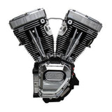 S&S Cycle 99-06 BT T111 Long Block Engine - Wrinkle Black - 310-0770A