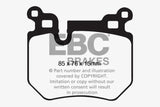EBC 08-10 BMW 135 3.0 Twin Turbo Redstuff Rear Brake Pads - DP31996C