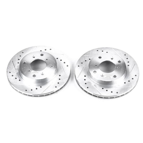 Power Stop 98-99 Acura CL Front Evolution Drilled & Slotted Rotors - Pair - JBR797XPR