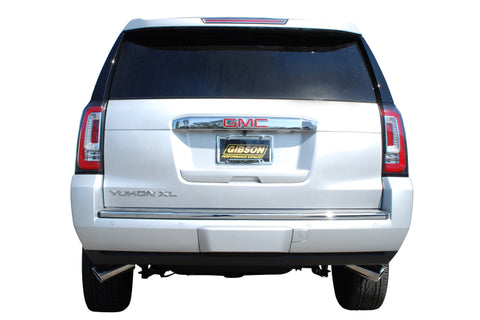 Gibson 14-19 Cadillac Escalade Base 6.2L 3.5in/2.25in Cat-Back Dual Extreme Exhaust - Stainless - 65681