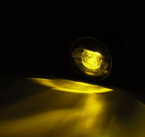 AlphaRex Universal Chrysler/Dodge/Hummer/Jeep DoubleTap Dual Color LED Proj Fog Lights - White/Amber - 210004