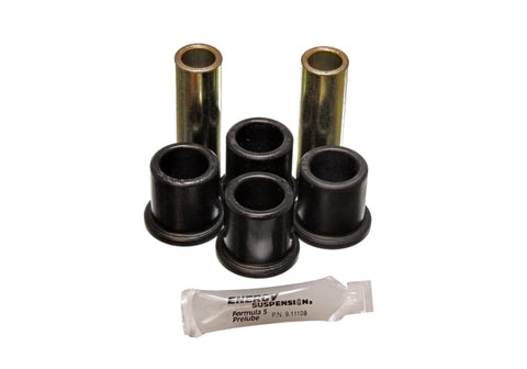 Energy Suspension 82-96 Ford F100/F150 2WD Black Rear Frame Shackle Bushing Set - 4.2133G