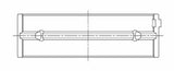 ACL BMW M20/M50/M52/M54 - 1919CC 80.0mm Bore 66.0mm Stroke .001in Clearance on STD Main Bearing Set - 7M1532HX-STD
