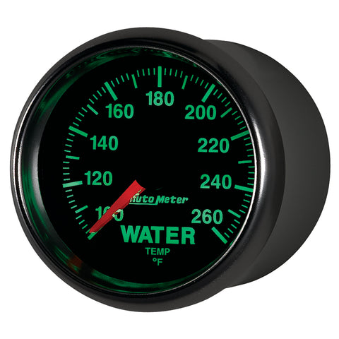 Autometer GS 100-260 degree Electronic Water Temperature Gauge - 3855