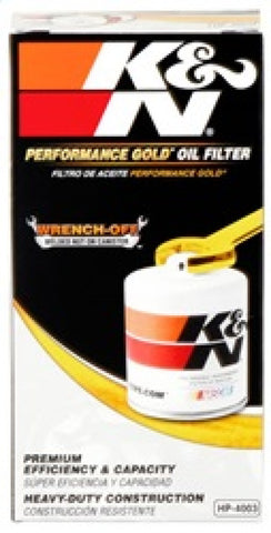 K&N Dodge Performance Gold Oil Filter - HP-4003