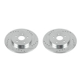 Power Stop 11-17 Lexus CT200h Rear Evolution Drilled & Slotted Rotors - Pair - JBR1560XPR