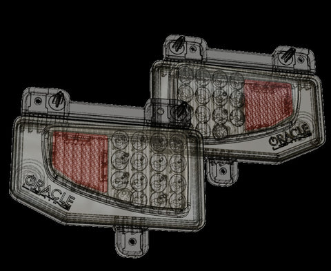 Oracle Jeep Gladiator JT Rear Bumper LED Reverse Lights w/ Plug & Play Harness - 6000K - 5881-504