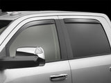 WeatherTech 09-18 Dodge Ram 1500 Front and Rear Side Window Deflectors - Dark Smoke - 82503