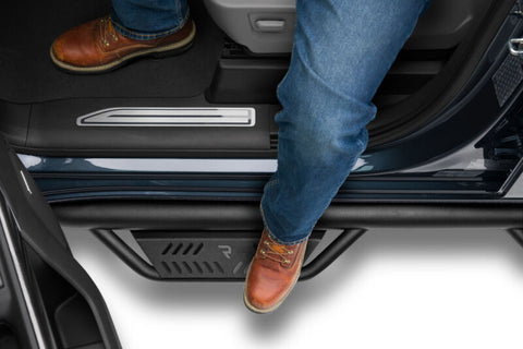 N-Fab Podium LG 2019 Chevy/GMC 1500 Crew Cab - Cab Length - Tex. Black - 3in - HPC1980CC-TX