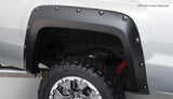 Bushwacker 14-18 GMC Sierra 1500 Pocket Style Flares 2pc 69.3/78.8/97.8in Bed - Black - 40122-02
