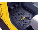 Bestop Jeep 14-18 Wrangler JK Front Floor Mats (Black) - 51513-01