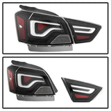 xTune 14-18 Chevy Impala (Excl 14-16 Limited) LED Tail Lights - Black (ALT-JH-CIM14-LBLED-BK) - 9042140