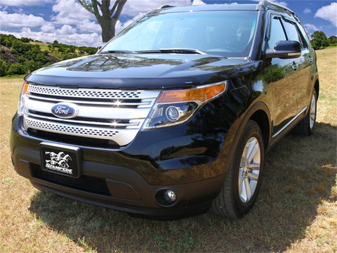 Stampede 2011-2015 Ford Explorer Excludes Sport Model Vigilante Premium Hood Protector - Smoke - 2151-2