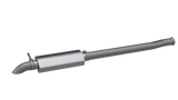QTP 2018 Jeep Wrangler JL 304SS AR3 Crawler Exhaust w/Turn Down Exit - 625018