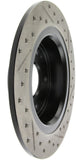 StopTech 09-10 Acura TSX / 08-10 Honda Accord Coupe/05-10 Sedan Right Rear Slotted & Drilled Rotor - 127.40068R