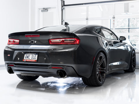 AWE Tuning 16-19 Chevrolet Camaro SS Axle-Back Exhaust - Track Edition (Diamond Black Tips) - 3020-33053