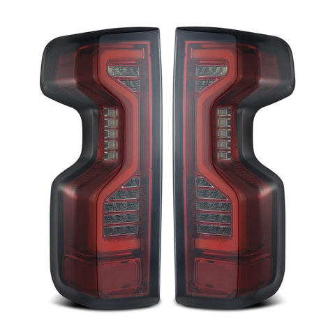 AlphaRex 19-23 Chevrolet Silverado 1500/2500HD/3500HD PRO-Series LED Tail Lights Red Smoke - 620060