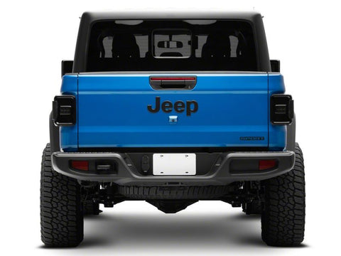 Raxiom 20-23 Jeep Gladiator JT w/ Factory Halogen LED Tail Lights- Blk Housing (Smoked Lens) - JG10490