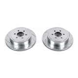 Power Stop 2003 Dodge Durango Rear Evolution Drilled & Slotted Rotors - Pair - AR8756XPR