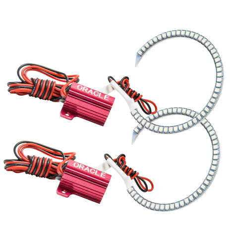 Oracle 15-23 Dodge Charger LED Headlight Projector Halo Kit - Red - 3944-003