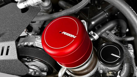 PERRIN 2015+ Subaru WRX/STI Oil Filter Cover - Red - PSP-ENG-716RD