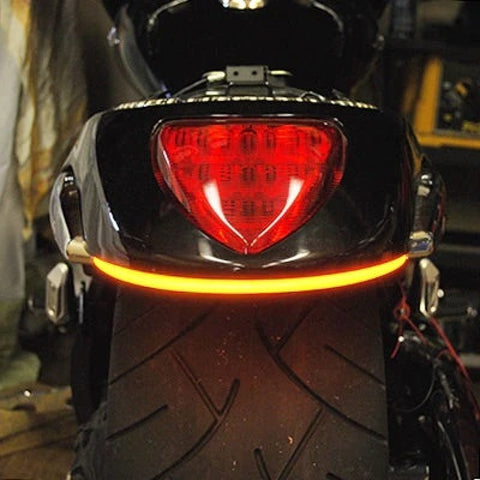New Rage Cycles 06+ Suzuki M109R Rear Turn Signals w/Load EQ - Amber - 109-REAR-TL-A-L