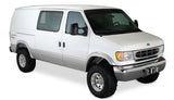 Bushwacker 92-14 Ford E-250 Super Duty Extend-A-Fender Style Flares 2pc - Black - 22003-11
