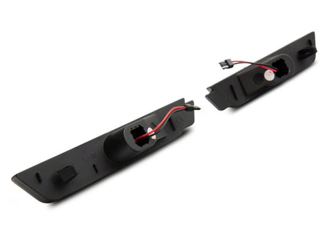 Raxiom 10-15 Chevrolet Camaro Axial Series LED Front and Rear Side Markers- Smoked - CC2932