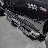 Westin/HDX 09-18 Dodge/Ram 1500 Quad Cab Drop Nerf Step Bars - Textured Black - 56-13555