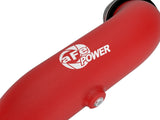 aFe Bladerunner 2-1/4 IN Aluminum Hot Charge Pipe Black 20-23 Ford Explorer/Explorer ST - Red - 46-20658-R