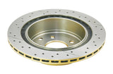 DBA 03-24 Infiniti G35 Standard Brakes Rear Street Series Drilled & Slotted Rotor w/Gold Hat - DBA574X