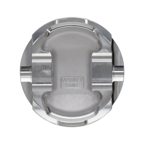 Manley 03-06 Evo 8/9 (7 Bolt 4G63T) 87mm +2mm Over Bore 8.5:1 Dish Pistons w/ Rings - 606020C-4