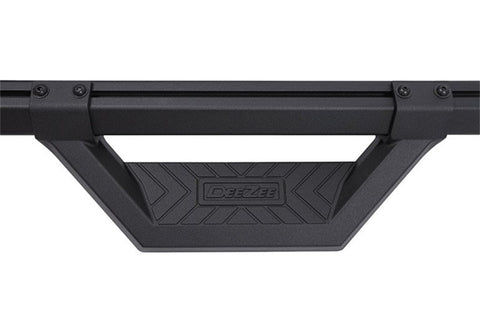 Dee Zee 99-23 Chevrolet/GMC/Dodge/Ford Full Size Truck Hex Cast - Crew Cab Side Steps (Txt Blk) - DZ66321CTB