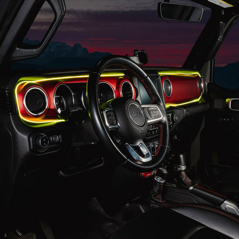 ORACLE Lighting Jeep Wrangler JL / Gladiator JT ColorSHIFT Fiber Optic LED Interior Kit - 4236-333