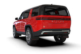 Rally Armor 2022+ Rivian R1S Black UR Mud Flap w/ Red Logo - MF108-UR-BLK-RD