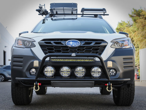 aFe POWER 15-19 Subaru Outback H4 2.5L / H6 3.6L Terra Guard Front Bumper - Black - 79-27008