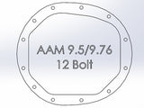aFe Pro Series AAM 9.5/9.76 Rear Diff Cover Black w/Mach Fins & Oil 14-19 GM Silverado/Sierra 1500 - 46-71121B