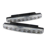 Xtune Universal Drl 8 White LED Lights Chrome CBL-DRL-8LED-C - 5031518