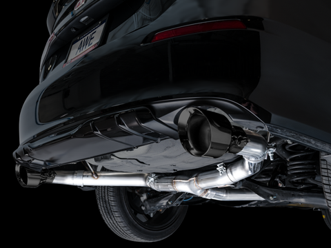 AWE Tuning 22+ Honda Civic Si/Acura Integra Track Edition Cat-Back Exhaust - Dual Diamond Black Tips - 3020-33331