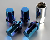 Project Kics 12X1.50 Titanium Blue Caliber Lug Nut - WHPC01