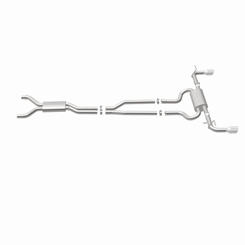 MagnaFlow 07 Audi Q7 V8 4.2L Dual Split Rear Exit Stainless Cat-Back Perf Exhaust - 15085