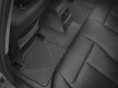 WeatherTech 12+ BMW 3-Series (F30) Rear Rubber Mats - Black - W268