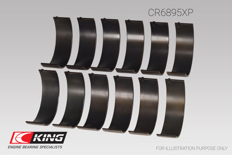 King Engine Bearings Ford Ecoboost 3.5L V6 (Size 0.26) Connecting Rod Bearing Set - CR6895XP.026