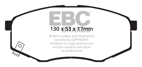 EBC 10-15 Hyundai Tucson 2.0 FWD Greenstuff Front Brake Pads - DP21866
