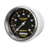 Autometer Marine Carbon Fiber 3-3/8in 8k RPM Tachometer - 200779-40