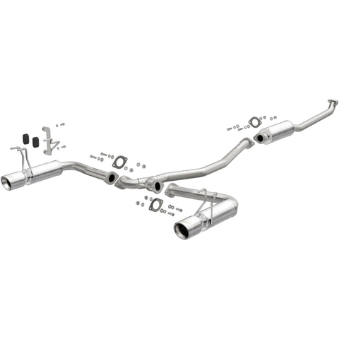 MagnaFlow 16-18 Honda Civic L4 2.0L Street Series Cat-Back Exhaust w/ Polished Tips - 19313